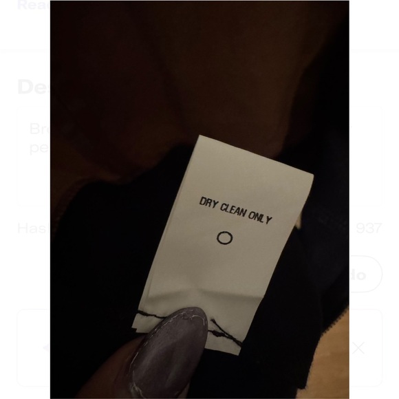 Karen Harman Leather Peplum Top - Picture 5 of 8